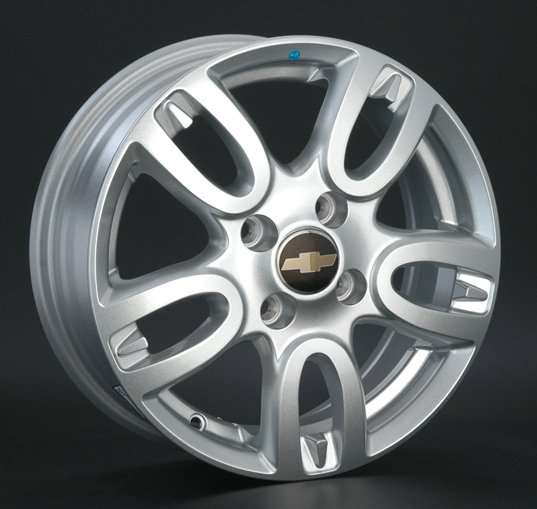 фото диска Replica LA R14 ET39 DIA56,6 PCD:4/100 черный матовый+красный