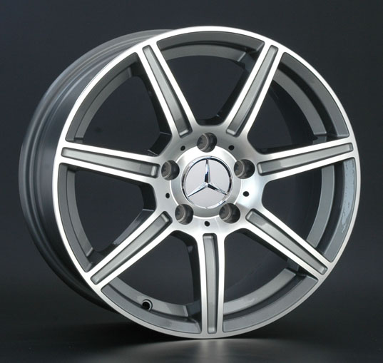 фото диска Replica LA R16 ET33 DIA66,6 PCD:5/112 насыщенный темно-серый полированный