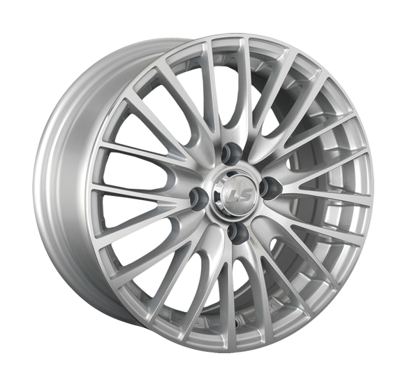 фото диска LS R16 ET40 DIA60,1 PCD:4/100 серебристый полированный