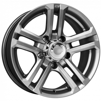 фото диска КиК R16 ET5 DIA110,1 PCD:5/139,7 темно-серебристый