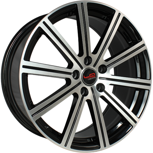 фото диска Replica LA R18 ET55 DIA63,3 PCD:5/108 черный полированный