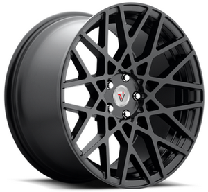 фото диска VISSOL R20 ET25 DIA66,6 PCD:5/112 черный матовый
