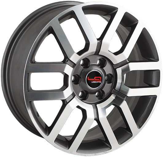 фото диска Replica LA R18 ET41 DIA67,1 PCD:5/114,3 насыщенный темно-серый полированный