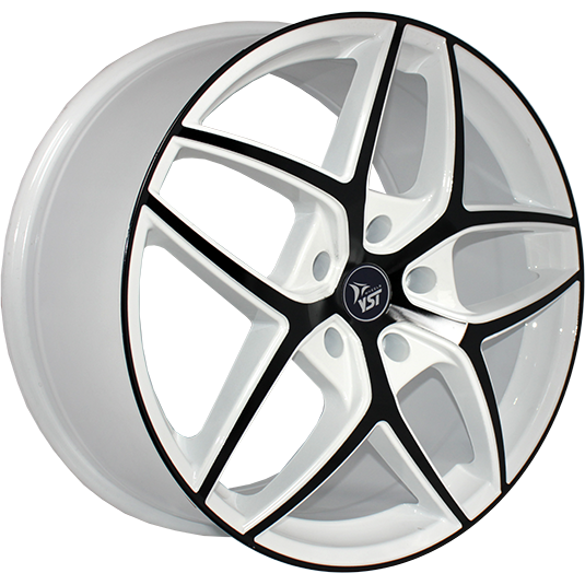 фото диска YST R16 ET52 DIA54,1 PCD:4/100 белый+черный