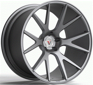 фото диска VISSOL R22 ET15 DIA PCD:5/120 БЛЕСТЯШИЙ ГРАФИТОВЫЙ