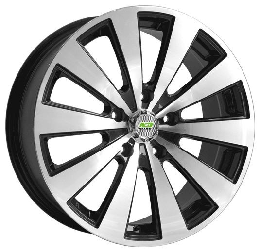 фото диска N2O R15 ET32 DIA58,6 PCD:4/98 Черный с полированной лицевой поверхностью