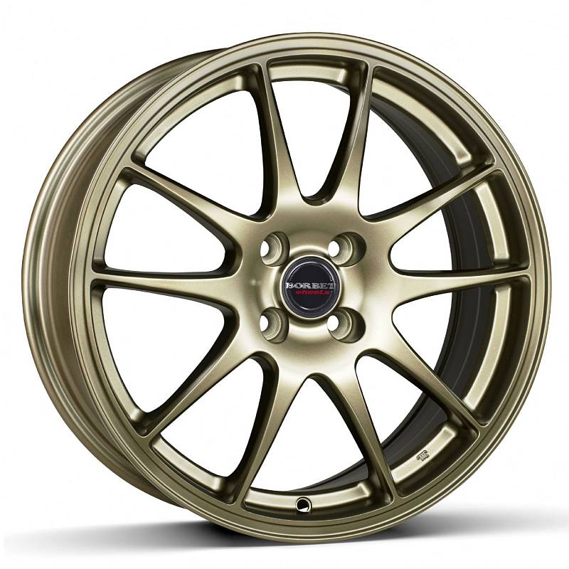 фото диска Borbet R17 ET35 DIA64,1 PCD:4/100 Бронзовый матовый
